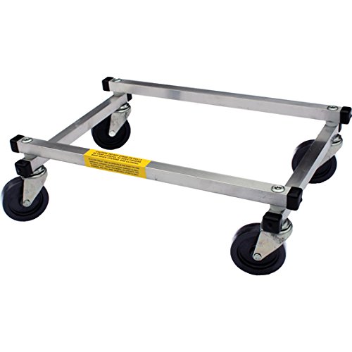 Racatac 12x18 Inch Heavy Duty Folding Dolly with 3 Inch Swivel Casters - Portable Hand Truck for Moving Boxes, Furniture, Appliances in Warehouses, Homes & Offices