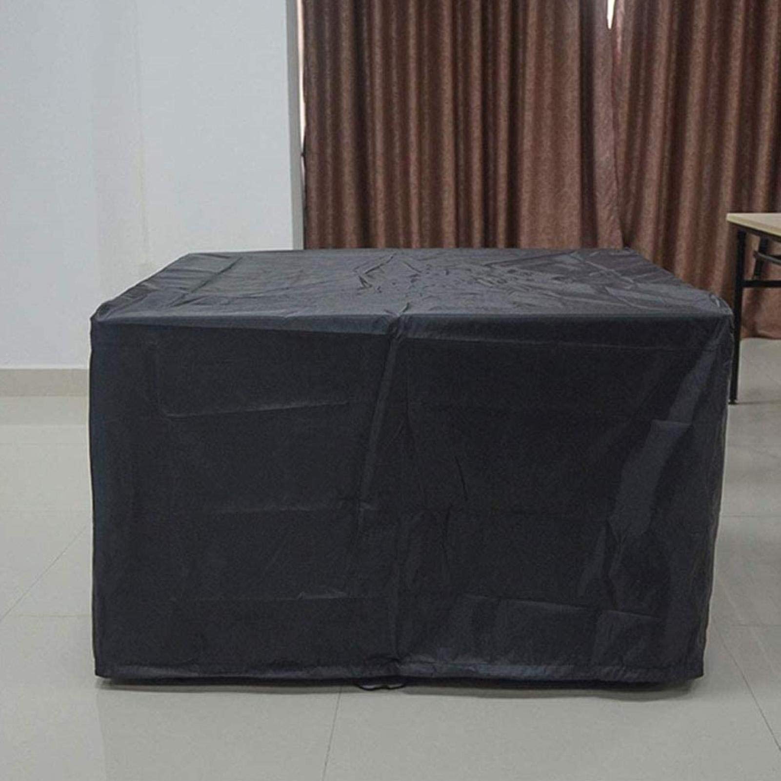**242×162×100CM Waterproof Garden Furniture Covers – Heavy Duty Oxford Fabric Patio Table & Chairs Set Cover – Breathable, UV Resistant, All-Weather Protection (Black) – Perfect for Outdoor, Backyard, Deck, and Poolside Use**