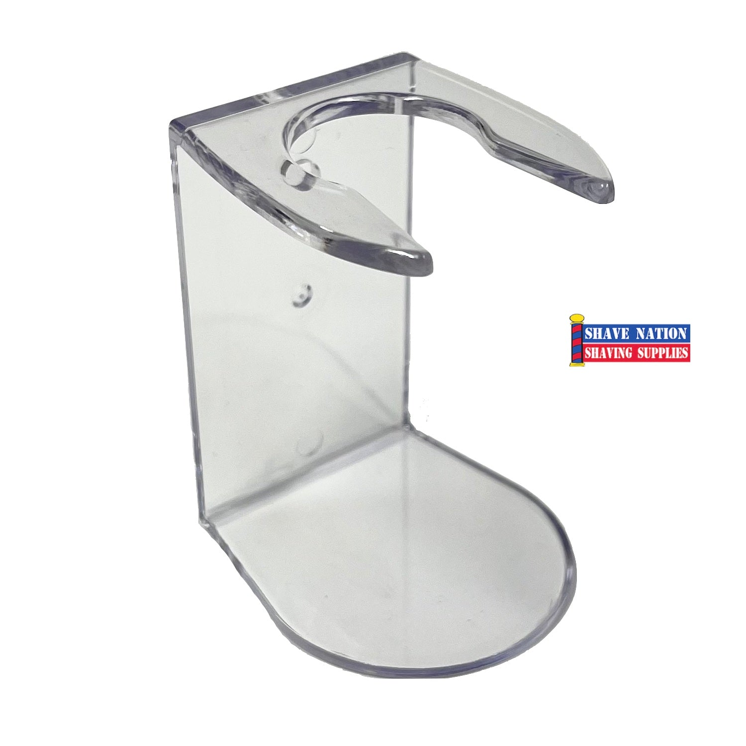 Premium Acrylic Shaving Brush Stand - Durable & Stylish for Wet Shaving - Multiple Color Options - Perfect for Bathroom Vanity & Men's Grooming Kit