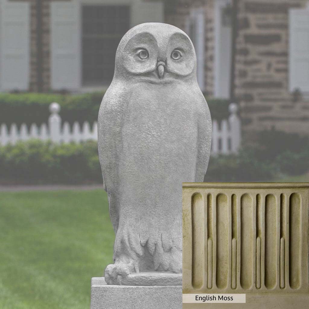 Dr. Hoo Statue - Handcrafted Home Decor & Garden Sculpture | Campania International | Perfect for Indoor & Outdoor Decor, Gifts, and Feng Shui