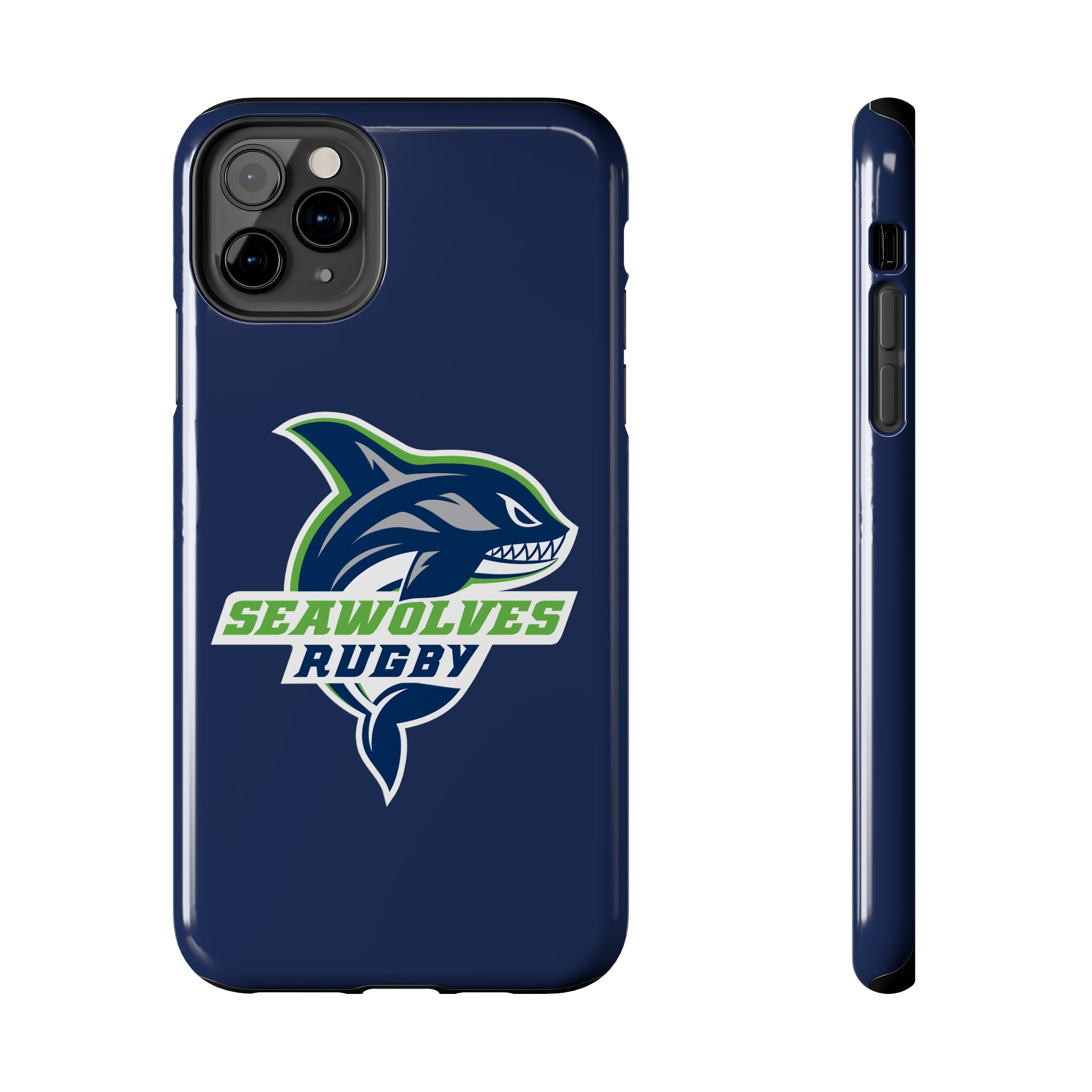 Seawolves Navy Rugged Phone Case - Shockproof & Durable Protection for iPhone & Samsung - Perfect for Outdoor Adventures, Work & Daily Use