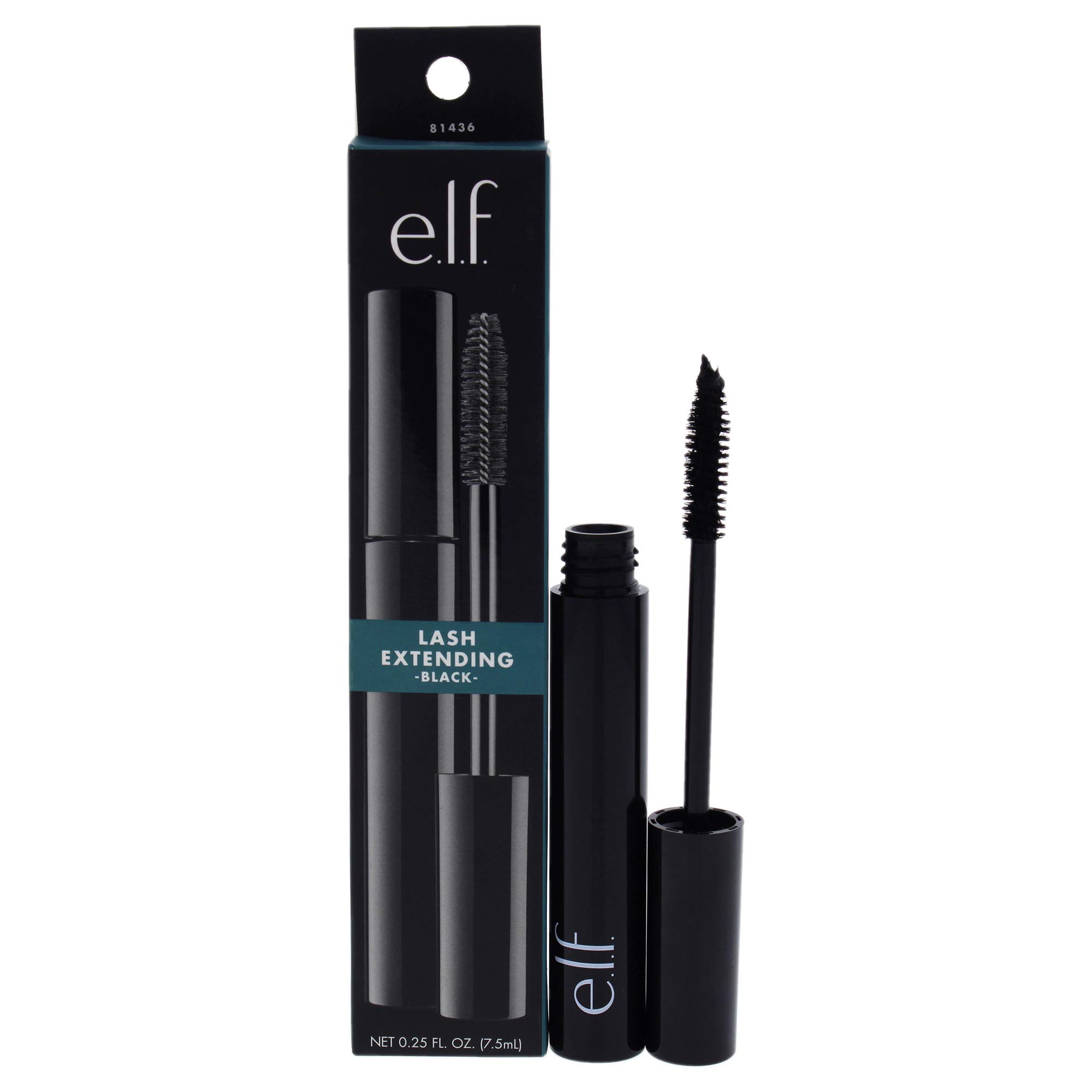 e.l.f. Lash Extending Mascara - Volumizing & Lengthening Black Mascara (0.24 oz) for Dramatic Lashes - Perfect for Daytime & Nighttime Makeup Looks