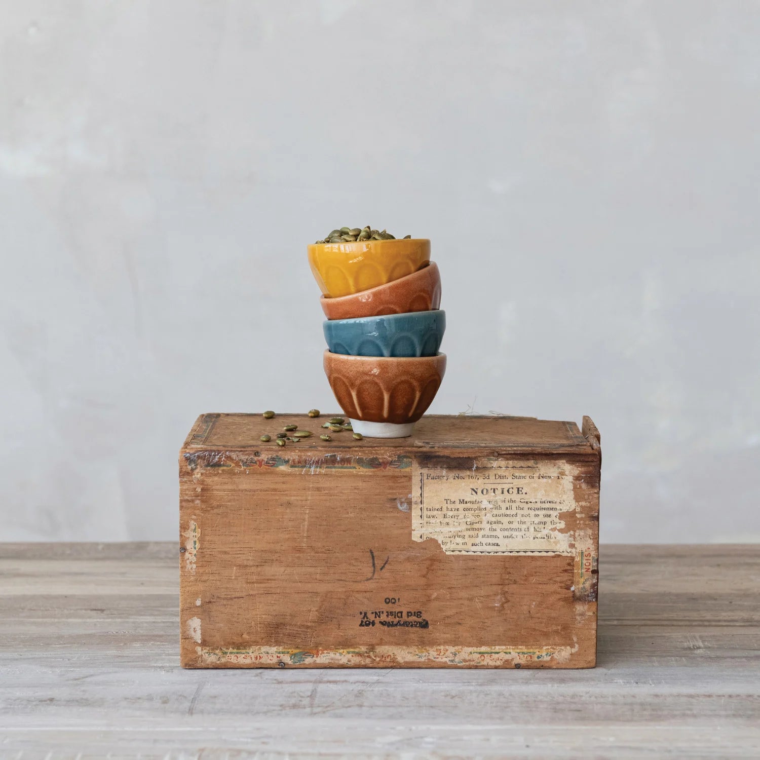 Handmade Stoneware Mini Pinch Pots - Ceramic Clay Bowls for Plants, Herbs & Crafts | Perfect for Succulents, Air Plants & DIY Home Decor