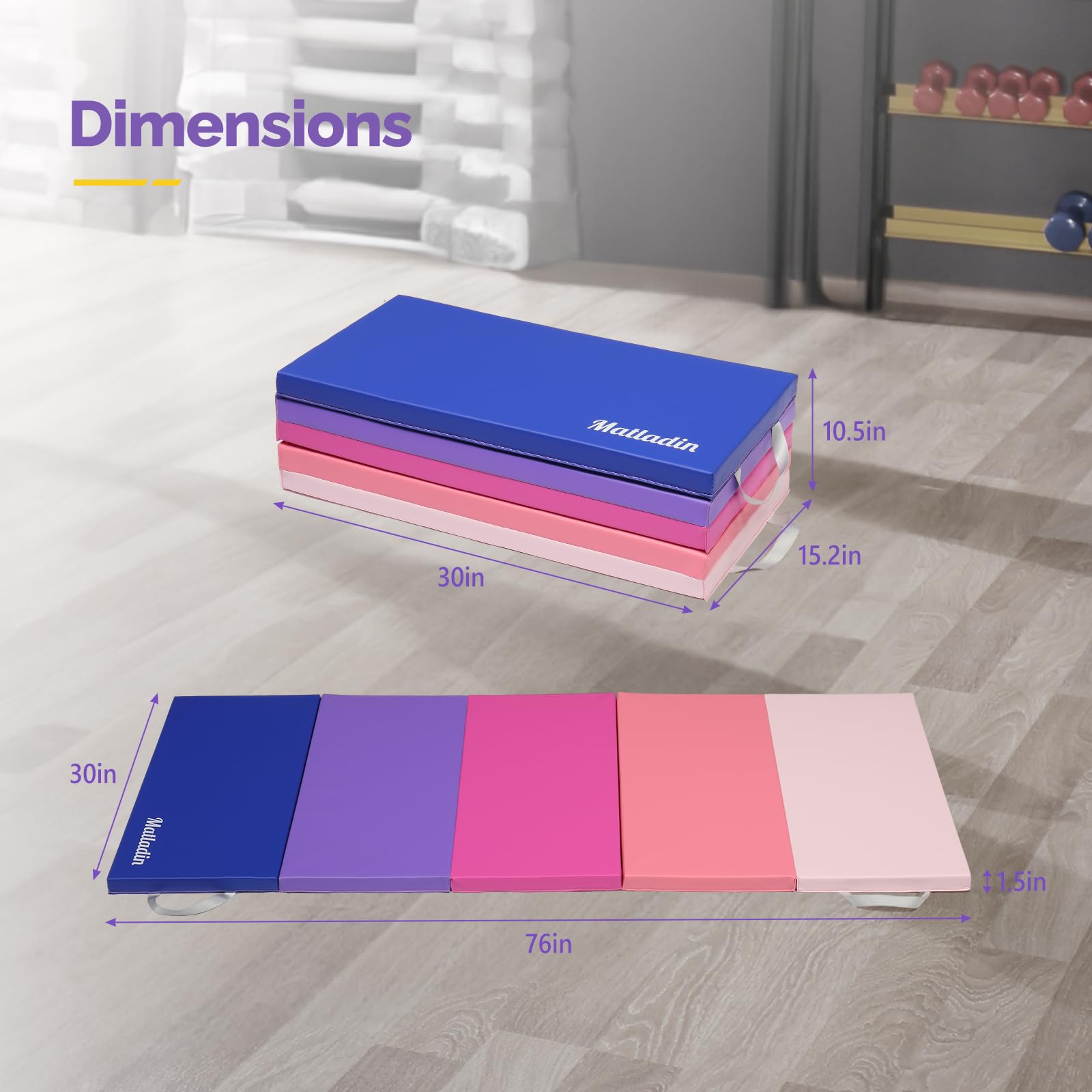 Folding Exercise Mat 76
