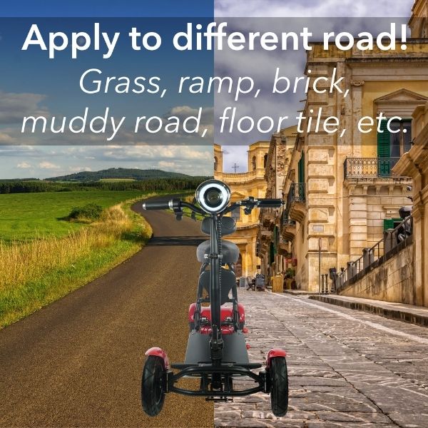 ComfyGo MS 3000 Foldable Mobility Scooter for Adults - Lightweight Electric Wheelchair with Long Battery Life - Perfect for Travel, Shopping & Outdoor Activities