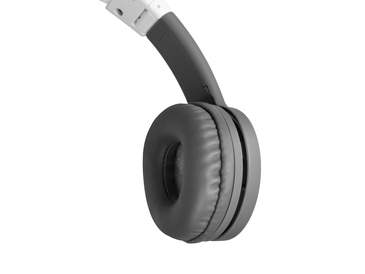 Tonies Foldable Headphones - Lightweight & Comfortable Wireless Headphones with Noise Cancelling, Grey (Model 10002568) for Kids, Travel, Work & Study