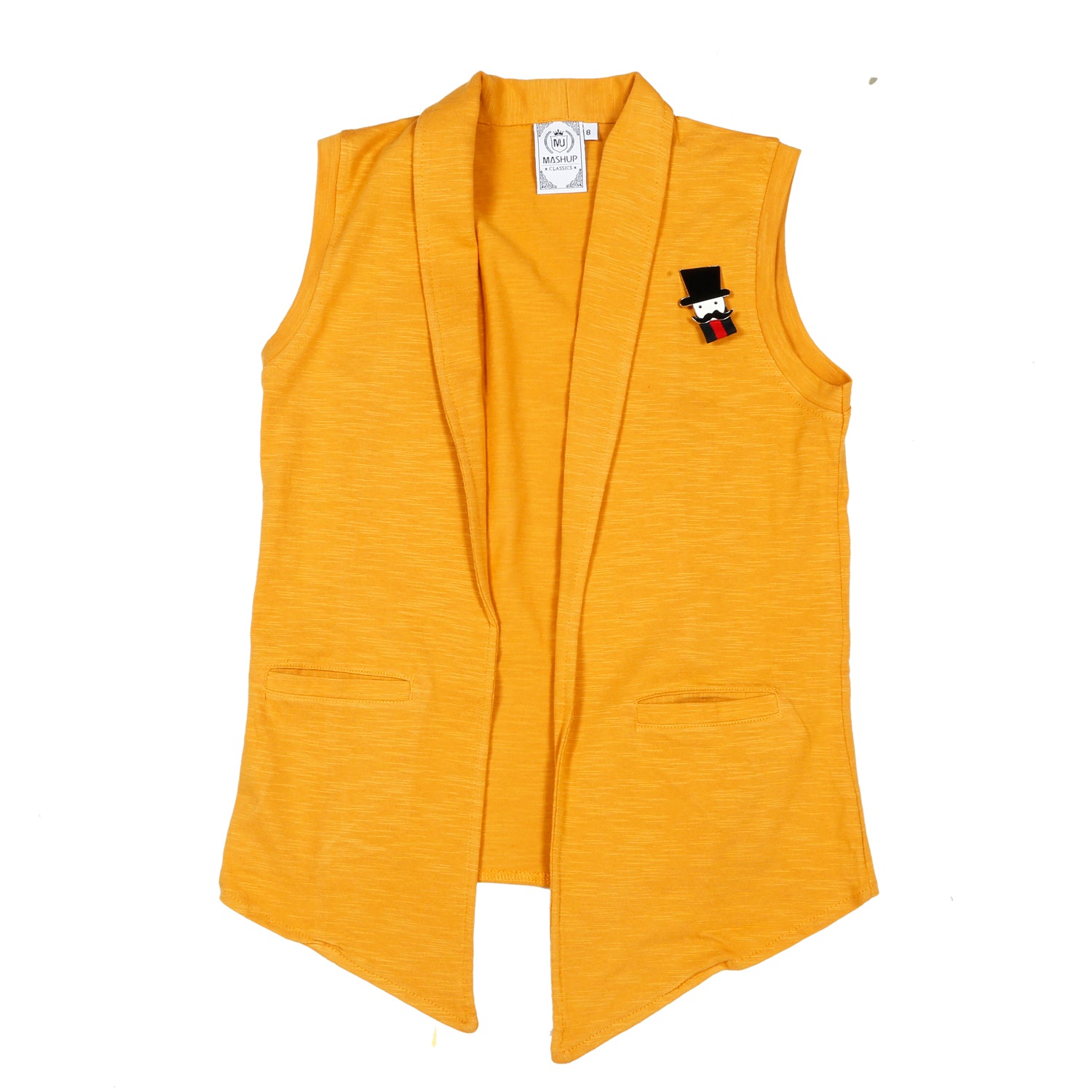 Stylish Mustard Sporty Shrug & T-Shirt Set - Trendy Athletic Wear for Women - Perfect for Gym, Yoga, and Casual Outfits