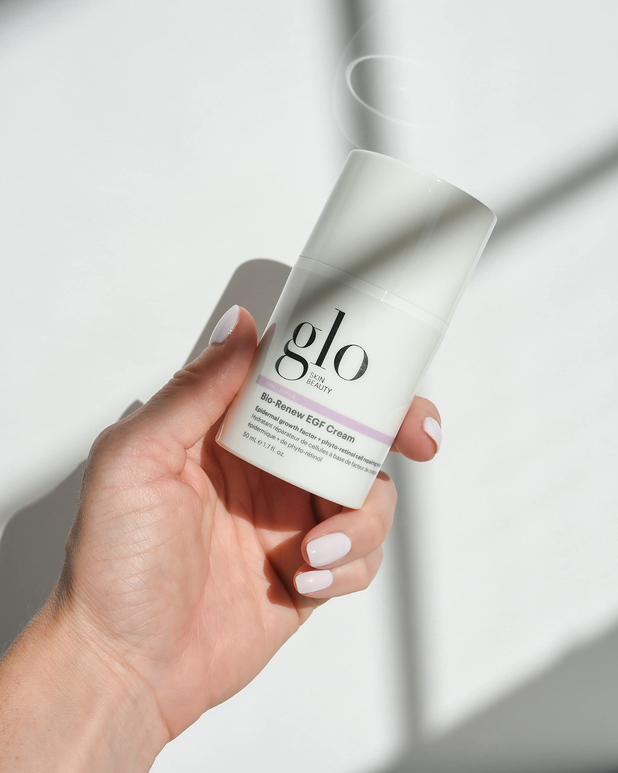 Glo Skin Beauty Bio-Renew EGF Cream 1.7 oz - Anti-Aging Face Moisturizer with Epidermal Growth Factor | Hydrating & Wrinkle-Reducing Cream for Daily Skincare Routine