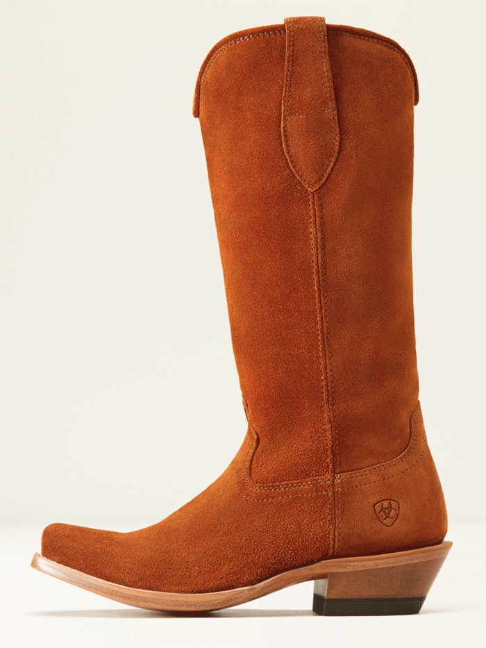 Ariat 10047001 Women's Memphis Western Boot in Penny Roughout - Perfect for Country Dancing, Rodeos & Western Fashion
