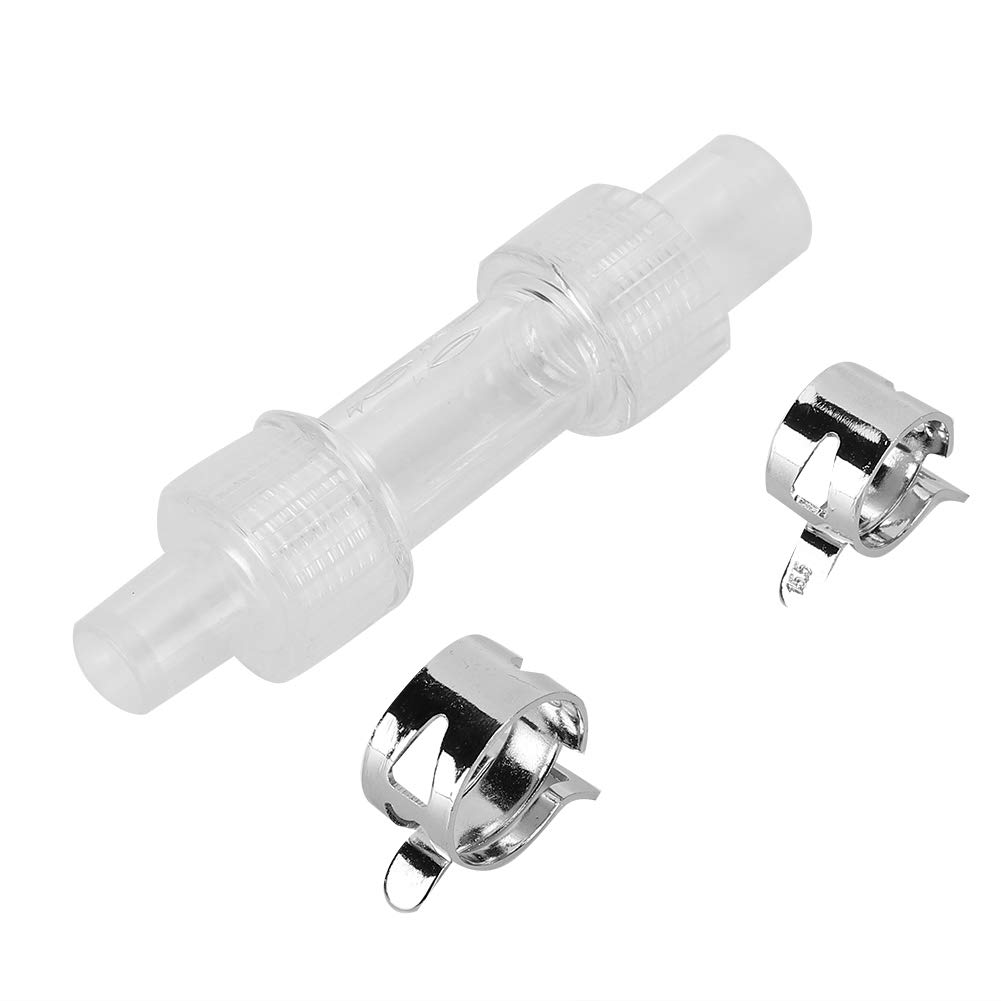12/16 to 16/22 Fish Tank Hose Adapter Connector - Durable Acrylic Aquarium Water Pipe Reducer for Air Pumps - Perfect for Aquarium, Hydroponics & Water Filtration Systems