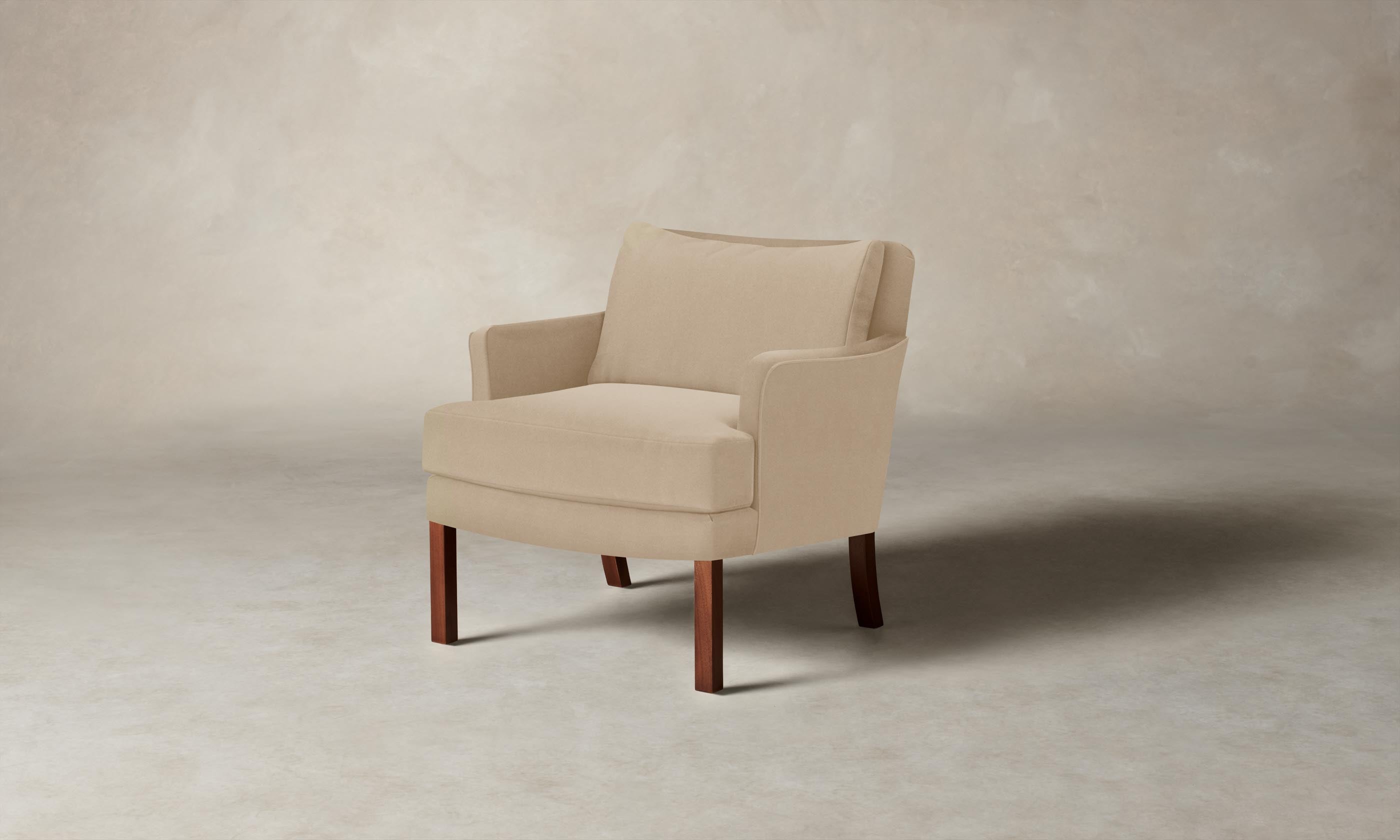 Kaye Chair - Premium Performance Velvet Butter Upholstered Accent Chair for Living Room, Bedroom & Office - Stylish & Comfortable Seating for Home Decor