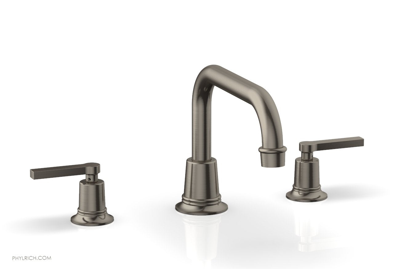 HEX MODERN Deck Tub Faucet Set with Lever Handles 501 45 - Perfect for Outdoor Showers, Poolside Installations & Modern Patio Designs