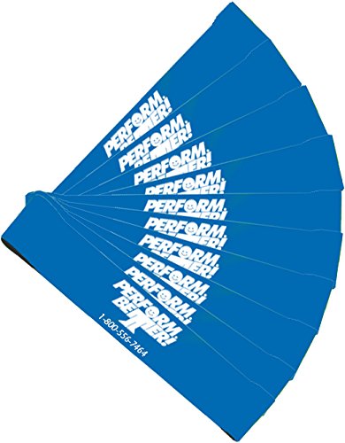 Perform Better Professional Light Exercise Mini XL Resistance Bands (10 Pack) - Perfect for Home Workouts, Physical Therapy & Strength Training