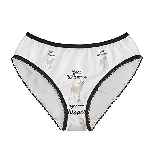 Goat Whisperer Women's Cotton Briefs - Funny Underwear for Women | Comfortable & Breathable Panties for Everyday Wear, Gifts, and Themed Parties
