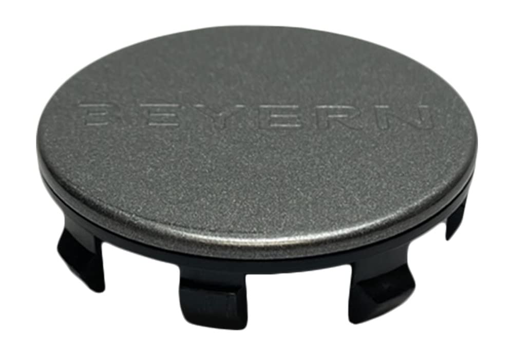 Beyern PMC017 PMC017ABEYGGM1 CCBY112GG Gun Metal Wheel Center Cap - Premium Replacement for Luxury & Performance Cars