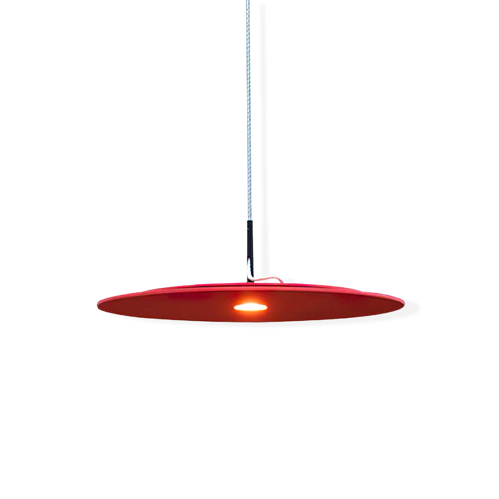 Modern Disk Pendant Lamp - Sleek Round Ceiling Light Fixture for Dining Room, Kitchen Island & Bedroom Lighting | Dimmable LED Hanging Light for Home Decor
