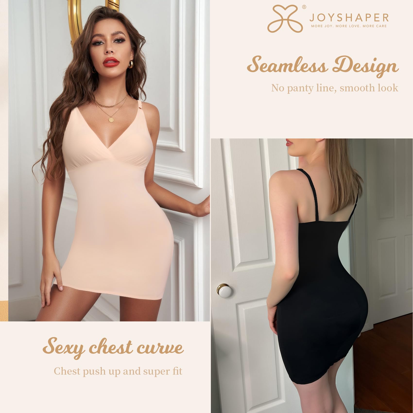 Joyshaper Women's Strapless Shapewear Bodysuit - Full Body Shaper for Tummy Control & Slimming - Seamless Underwear for Dresses, Skirts & Formal Wear