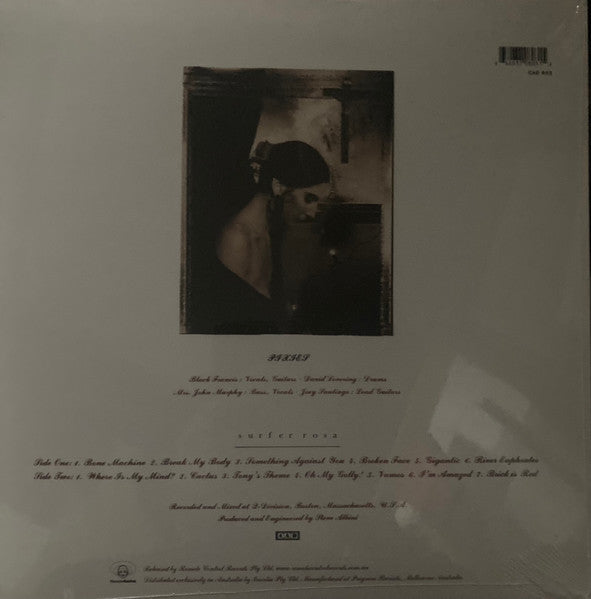 Pixies - Surfer Rosa Vinyl LP Album (Reissue, 180 Gram, Mint Condition) - Perfect for Record Collectors & Alternative Rock Fans