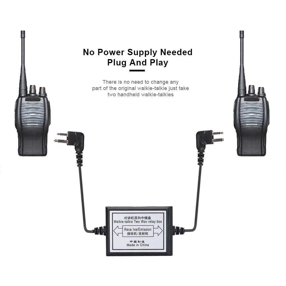 Socobeta K-Head Radio Repeater Box - 2 Way Relay Booster for Walkie Talkies & Radios - Extend Communication Range for Outdoor Adventures, Construction Sites & Emergency Preparedness