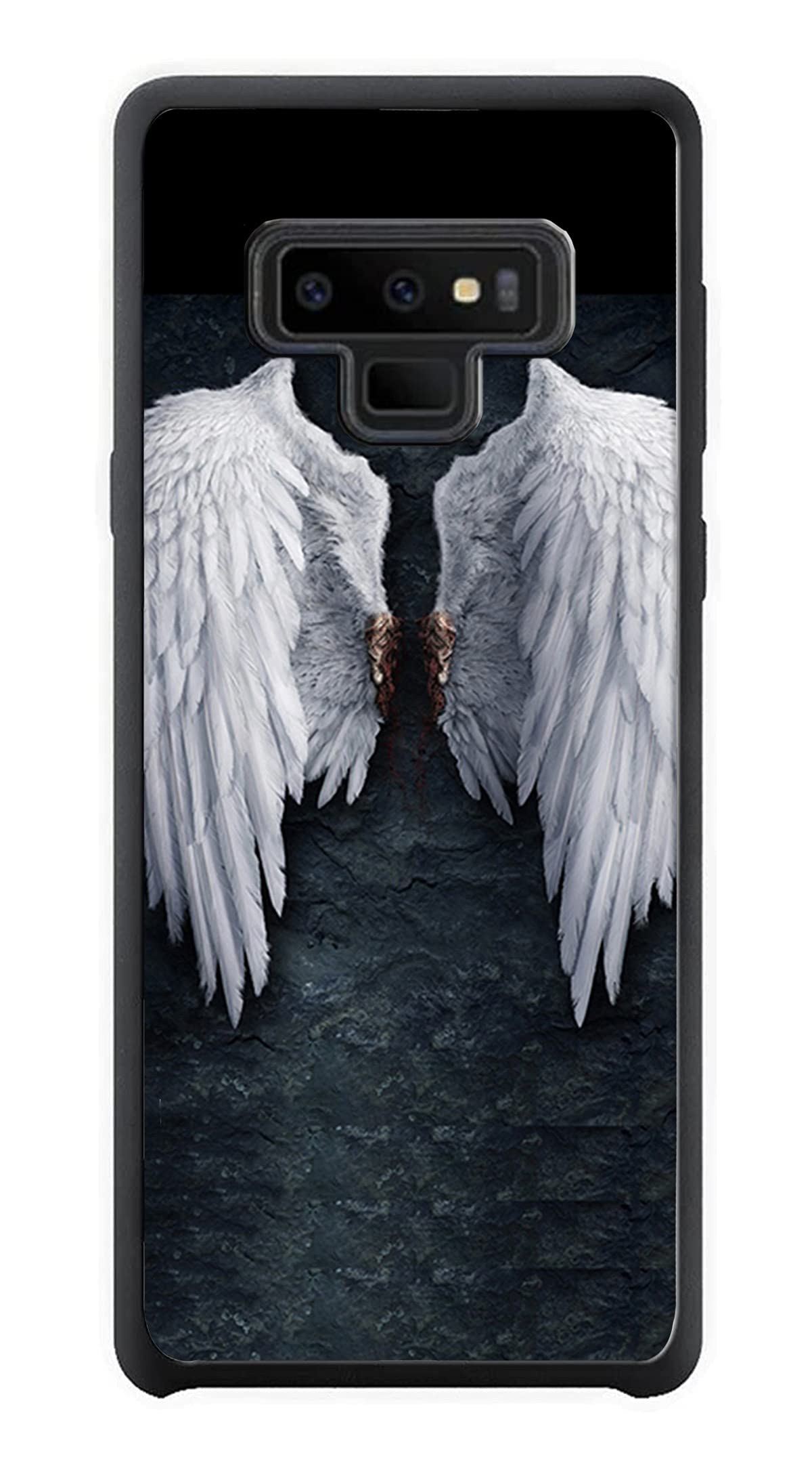Samsung Galaxy Note 9 Case with Angel Wings Design - Shockproof TPU Protective Phone Cover for Women & Men - Perfect for Daily Use, Travel, and Gift Giving