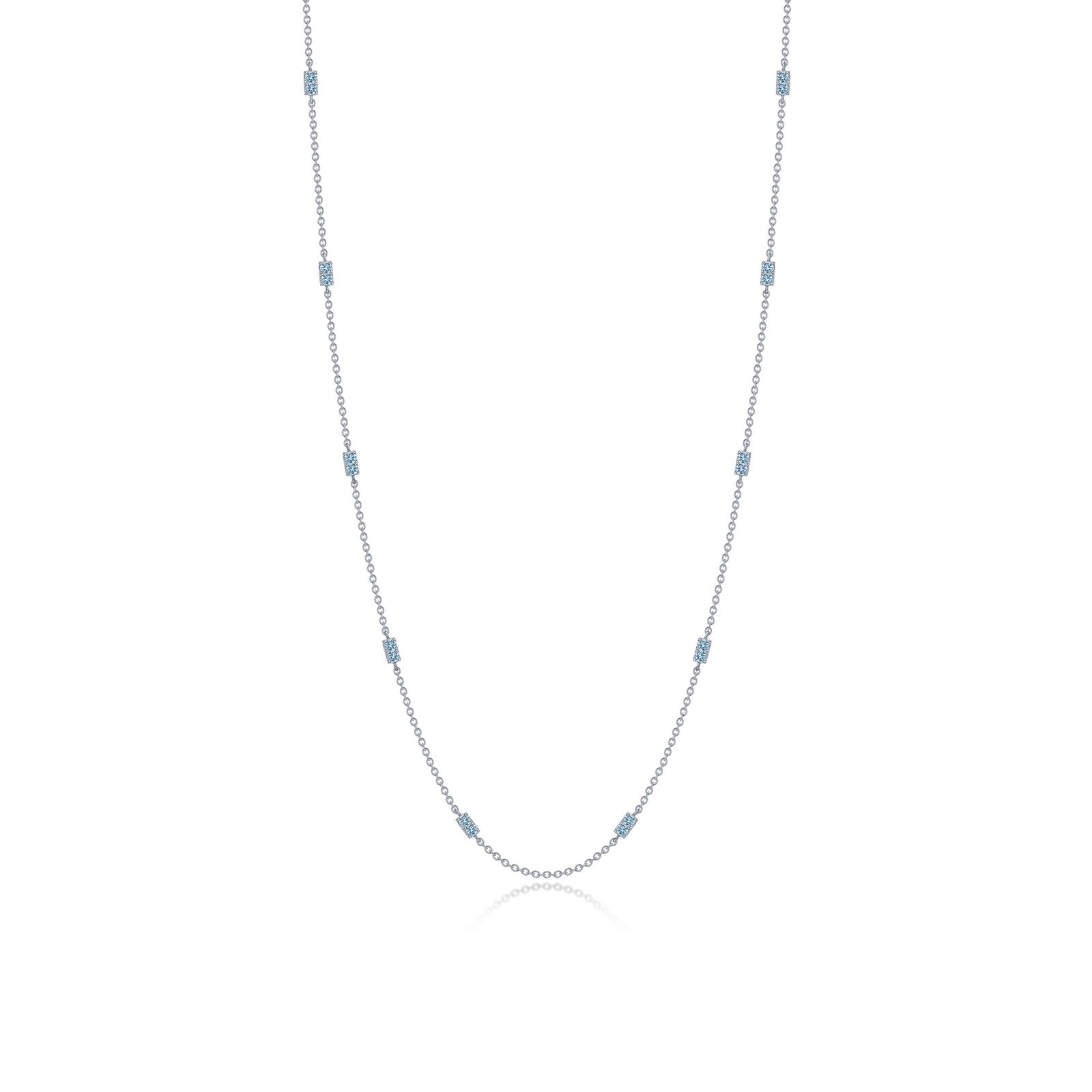 0.6 CTW Adjustable Station Necklace - Elegant Layering Necklace for Women - Perfect for Everyday Wear, Office & Special Occasions