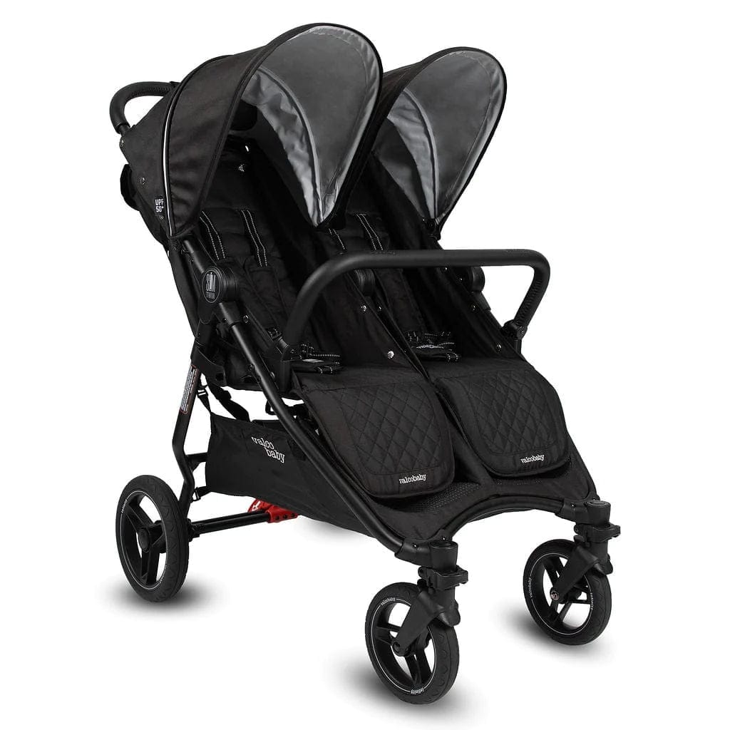 Valco Slim Twin Double Stroller - Lightweight Compact Side by Side Baby Stroller for Toddlers | Perfect for Jogging, Shopping & Travel