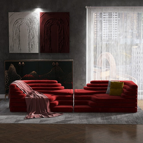 Premium Stepper Mountain Sofa - High-Quality Modern Furniture for Living Room, Lounge & Home Decor