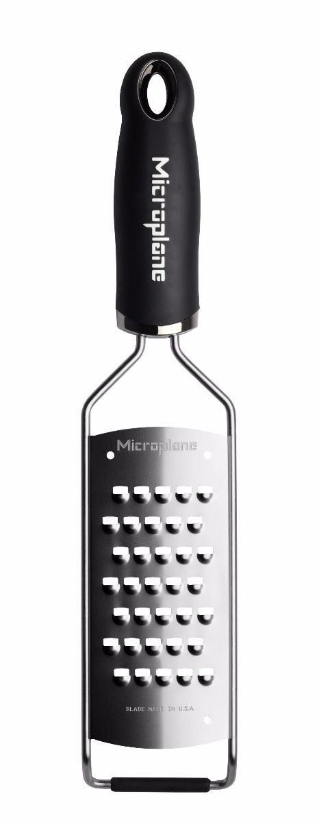 Microplane Gourmet Series Extra Coarse Grater - Premium Stainless Steel Zester for Cheese, Chocolate & Citrus - Perfect for Baking, Cooking & Garnishing