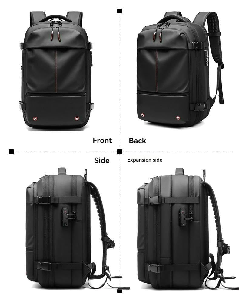 XIEGND Alepeak Vacuum Compression Backpack - Lightweight Travel Backpack with Vacuum Seal Technology for Space Saving | Perfect for Air Travel, Camping & Outdoor Adventures