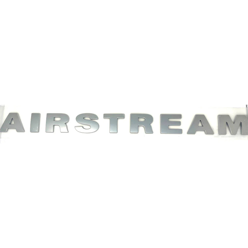 Airstream Chrome Badge Logo Emblem - Genuine Part #386255-01 for Travel Trailers & RVs - Perfect for Restoration & Customization