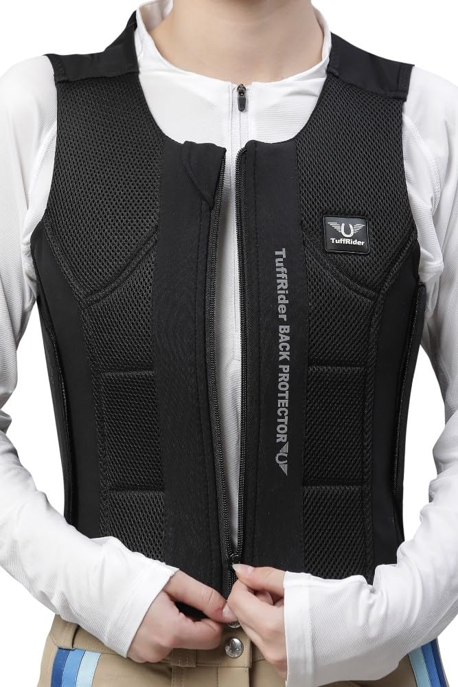 TuffRider Equestrian Back Protector - High Impact Protection for Horse Riding & Equestrian Sports | Perfect for Show Jumping, Dressage & Trail Riding