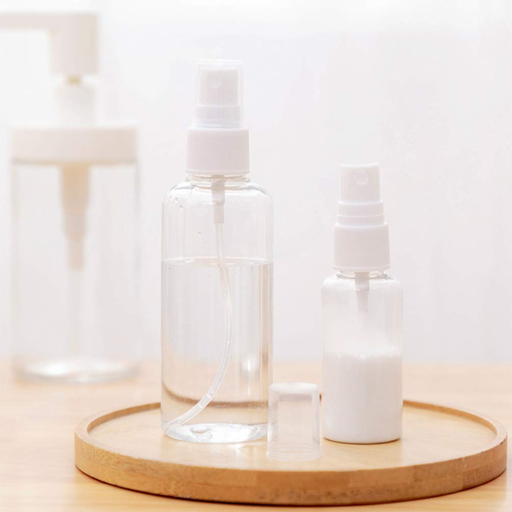 EXCEART 10 Pack Essential Oil Spray Bottles - Reusable Fine Mist Plastic Sprayer for Aromatherapy, Cleaning, Travel & Cosmetics | Leak-Proof Openable Cover for Lotions & Liquids | Home, Office & DIY Use