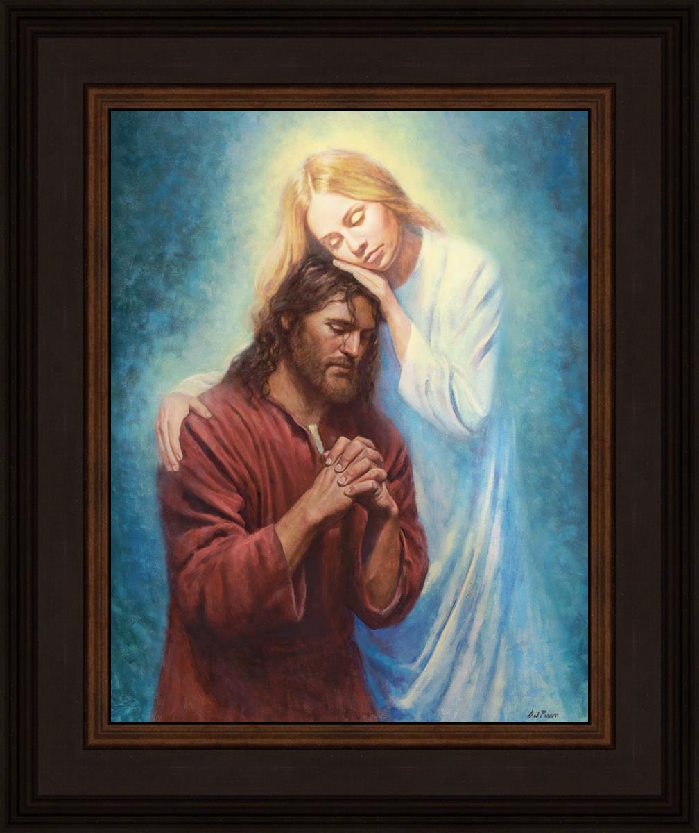 Angel Mother by Del Parson - Religious Wall Art for Home Decor - Perfect for Living Room, Bedroom & Church Inspirational Decor