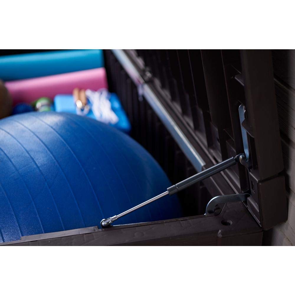 2-in-1 Multifunctional Patio Storage Bench - 150-Gallon UV Protected Resin Deck Box for Pool & Yard Accessories, Cushions, Table Covers, Beach Toys - Perfect for Outdoor Seating and Storage in Backyard, Patio, Poolside or Beach (Espresso)