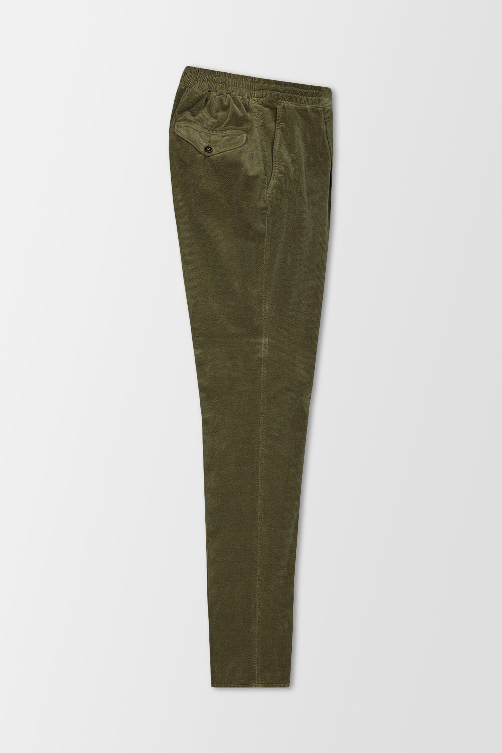 Incotex Olive Casual Trousers for Men - Comfortable Stretch Chino Pants with Relaxed Fit - Perfect for Office, Travel & Everyday Wear