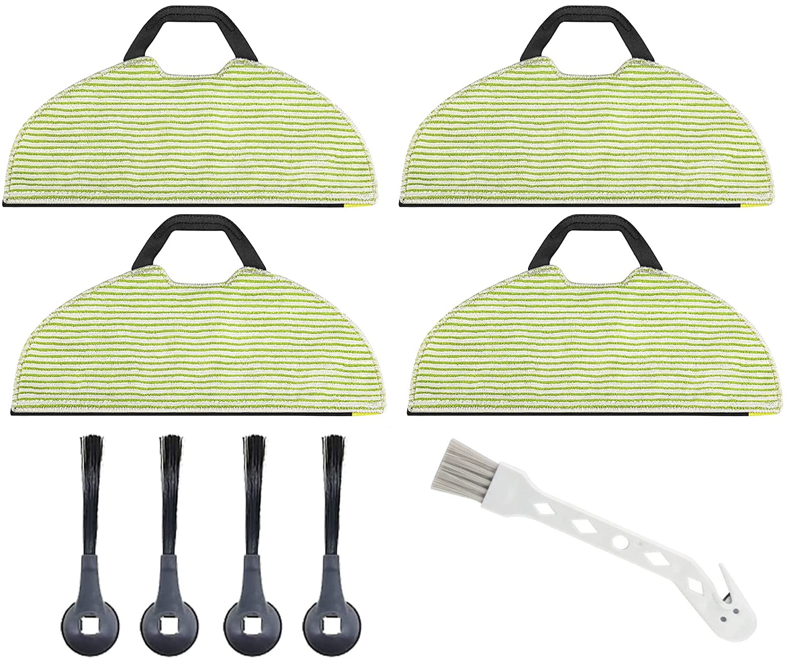 KVLZ Washable Reusable Microfiber Replacement Pads for Shark AV2610WA RV2610WA RV2620WD RV2401WD RV2610WFUS AI Ultra 2-in-1 Robot Vacuum - Soft Mop Pads for Hardwood Floors, Tile & Pet Hair Cleaning