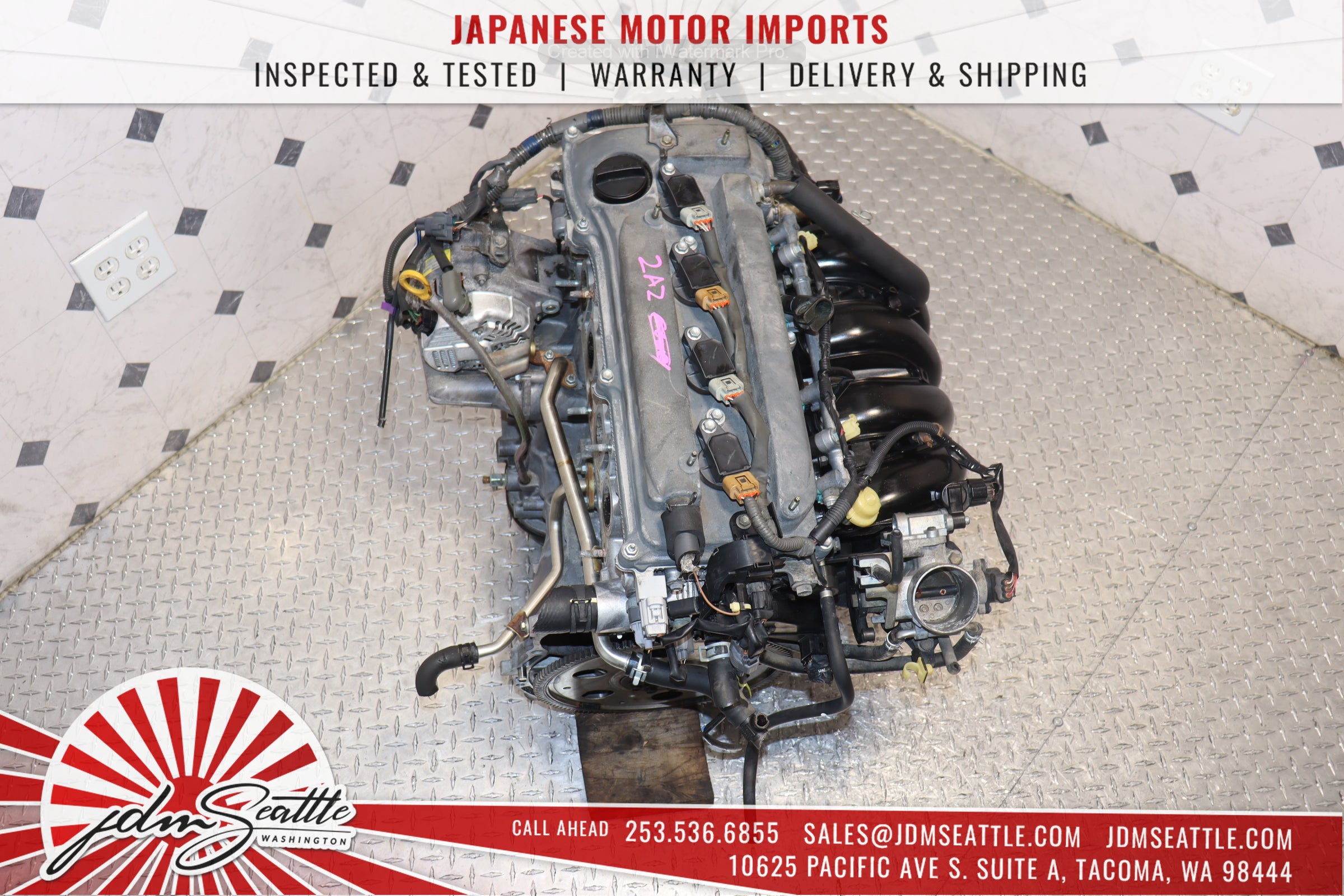 JDM 2AZ-FE Engine 2.4L for 2005-2010 Scion TC - Replacement Motor for Improved Performance | Perfect for Engine Swap & Car Restoration Projects