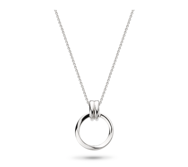 Bevel Unity Necklace for Women - Elegant Stainless Steel Pendant with Adjustable Chain - Perfect for Gifts, Anniversaries, and Everyday Wear