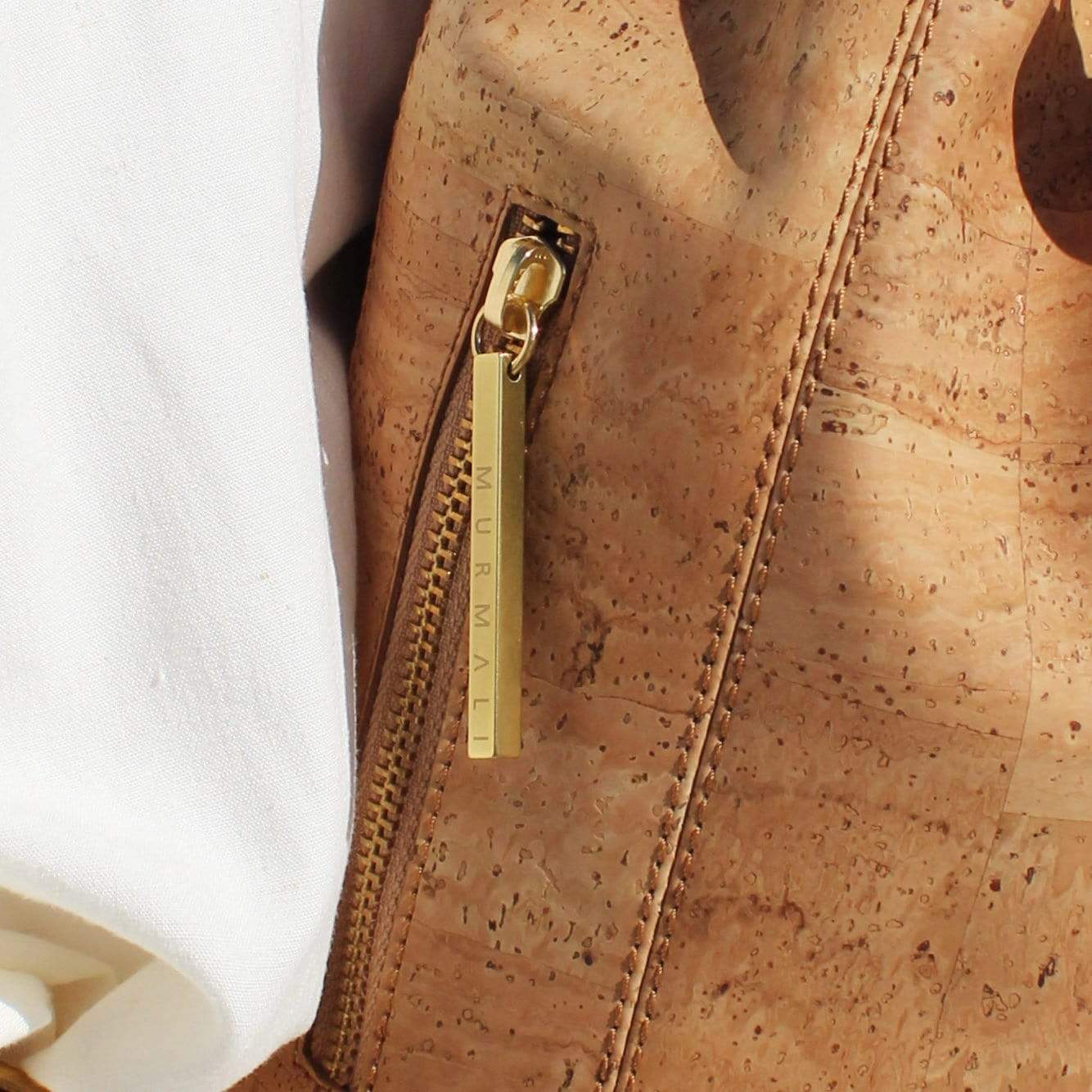 Gamma Handcrafted Cork Vegan Bucket Backpack - Eco-Friendly & Sustainable Natural Cork Bag for Women & Men | Perfect for Travel, Hiking & Everyday Use