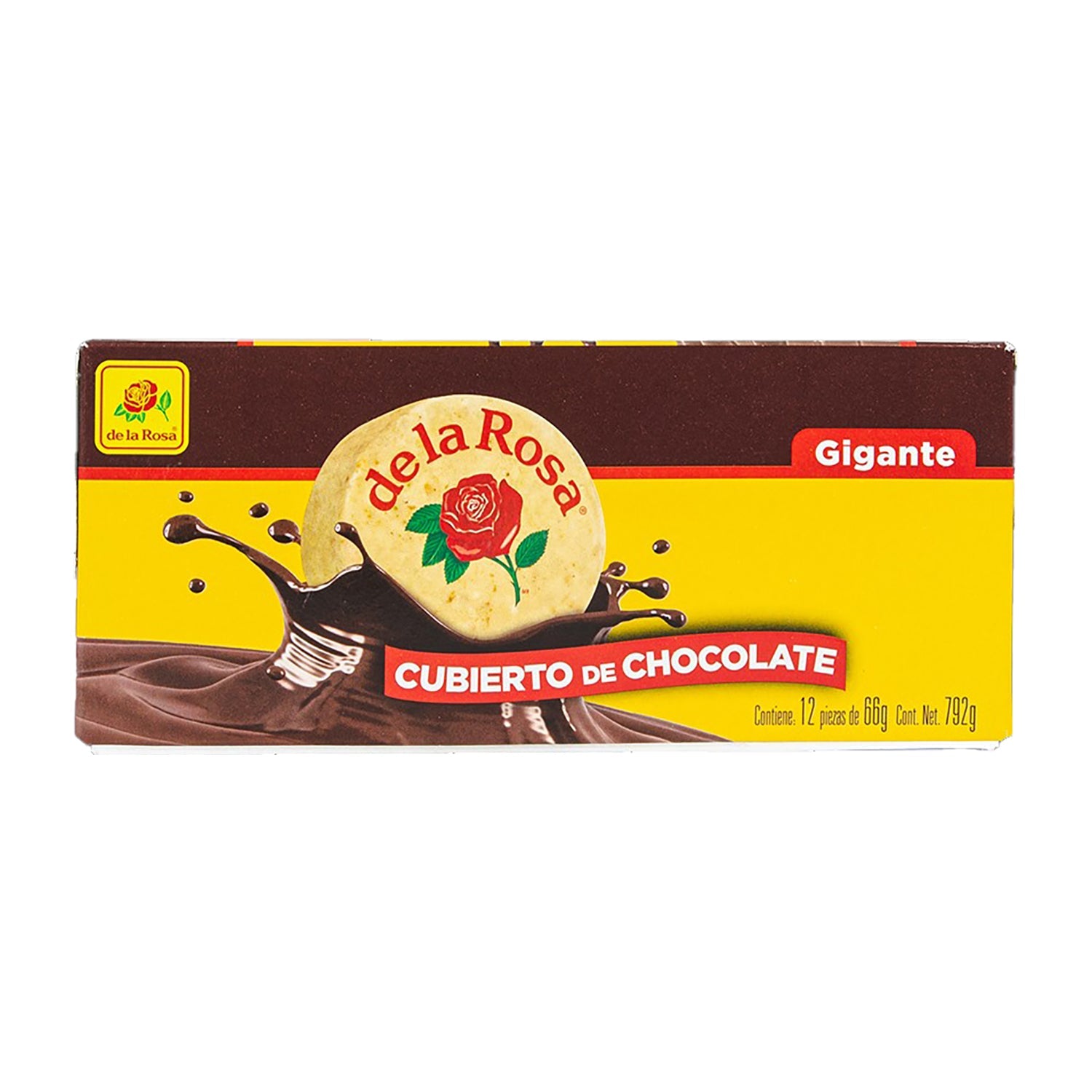 De La Rosa Giant Chocolate Covered Mazapan Peanut Candy | 12 Count Box | Perfect for Parties, Gifts & Mexican Dessert Lovers