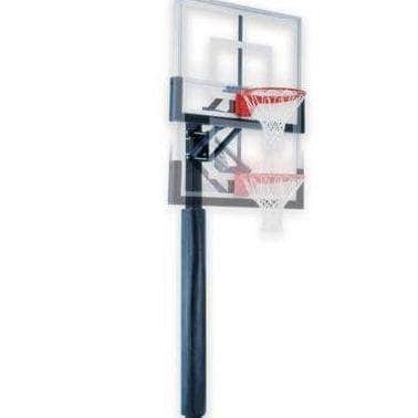 First Team Champ BP Adjustable In-Ground Basketball Hoop - Professional Outdoor Basketball Goal System for Driveway, Backyard, and Court Use