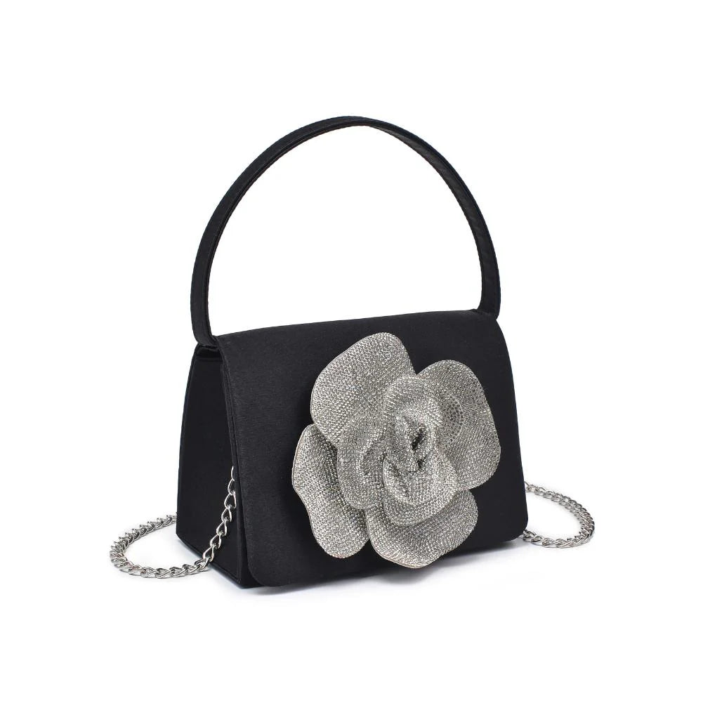 Elegant Itzel Evening Bag for Women - Clutch Purse with Rhinestone Detailing - Perfect for Parties, Weddings & Special Occasions