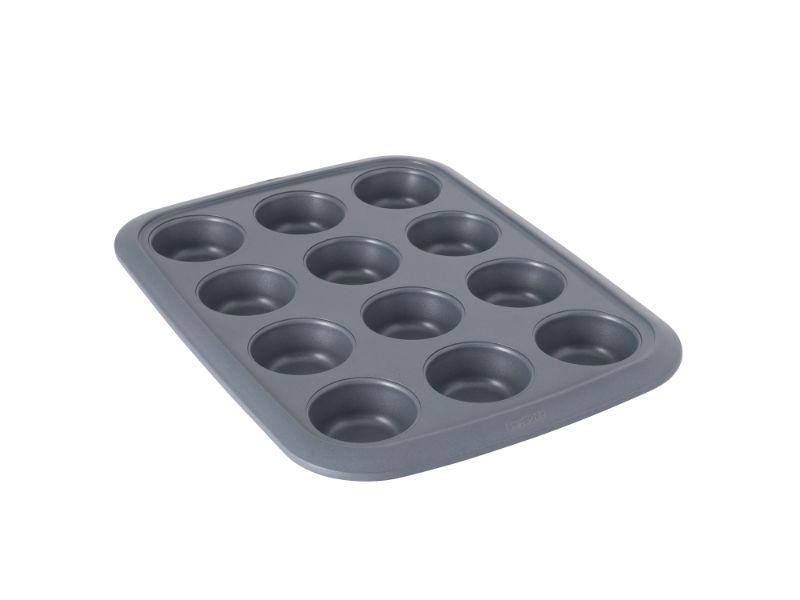 BergHOFF GEM Nonstick Carbon Steel 12-Cup Cupcake Pan - Perfect for Baking Muffins, Cupcakes & Desserts | Durable & Easy Clean for Home Bakers & Professional Chefs