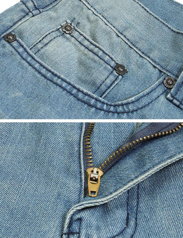 Men's Baggy Jean Shorts - Loose Fit Casual Denim Shorts for Hip Hop & Skateboard Style | Perfect for Streetwear, Summer Outfits & Urban Fashion