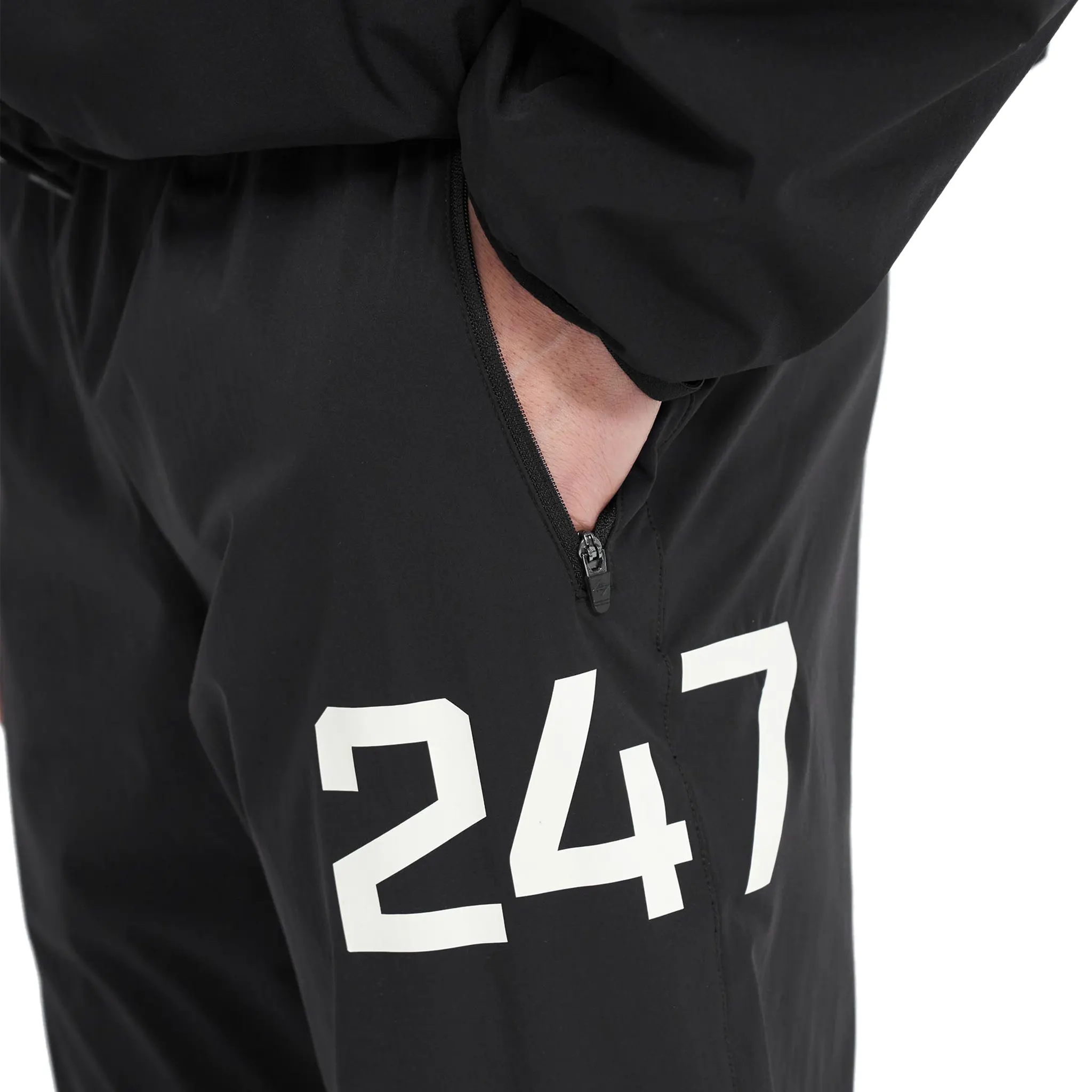 Represent 247 Jet Black Training Pants - Premium Workout Shorts for Men & Women | Gym, Running, Yoga & Fitness Training