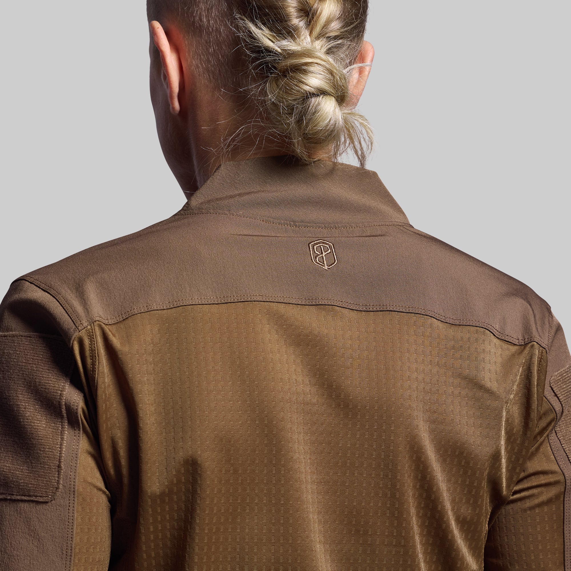 Women's Long Sleeve Op Top Pro - Coyote Brown | Moisture-Wicking Performance Shirt for Hiking, Camping & Outdoor Activities