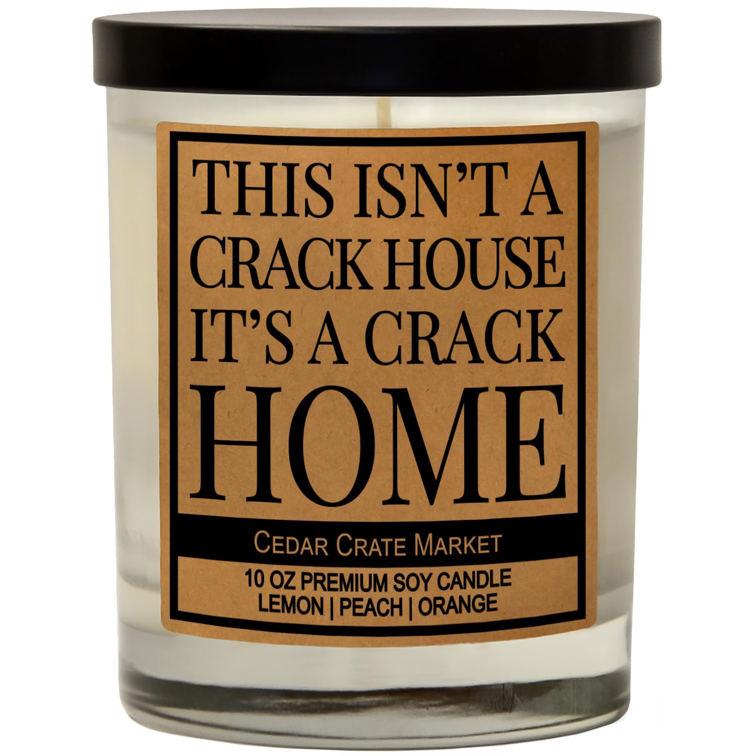 Funny Housewarming Gifts for Women & Men - Scented Soy Wax Candles for New Home, Apartment Decor | Unique Moving Present for Neighbors, Hostess, Birthday | 100% Natural Made in USA Candles - Perfect for Home Decor, Relaxation & Gift Giving