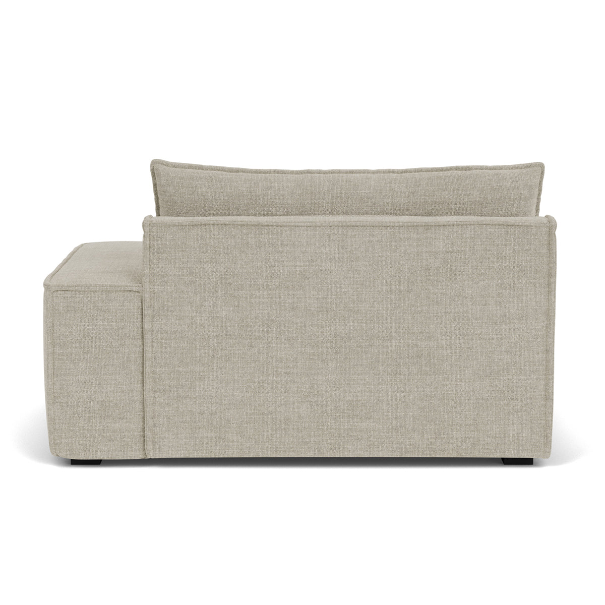 Daphne Fabric 1-Seater Right Arm Modular Sofa - Compact Modern Living Room Furniture for Small Spaces & Apartments