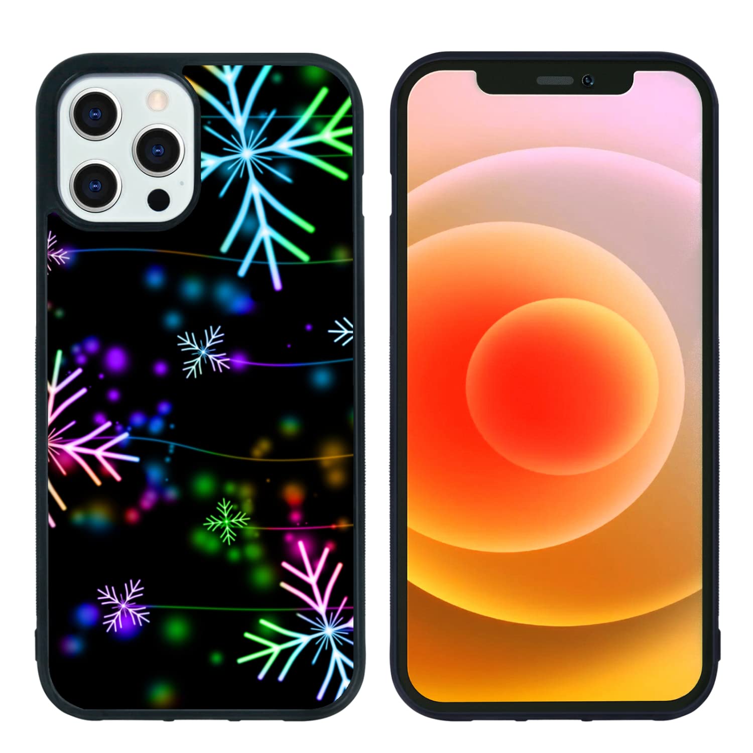 Festive Christmas Snow iPhone 12 Pro Max Case - Shockproof Protective Cover with Cute Holiday Design for Women, Men & Kids | Perfect Gift for Holidays, Parties & Winter Season | Compatible with 6.7