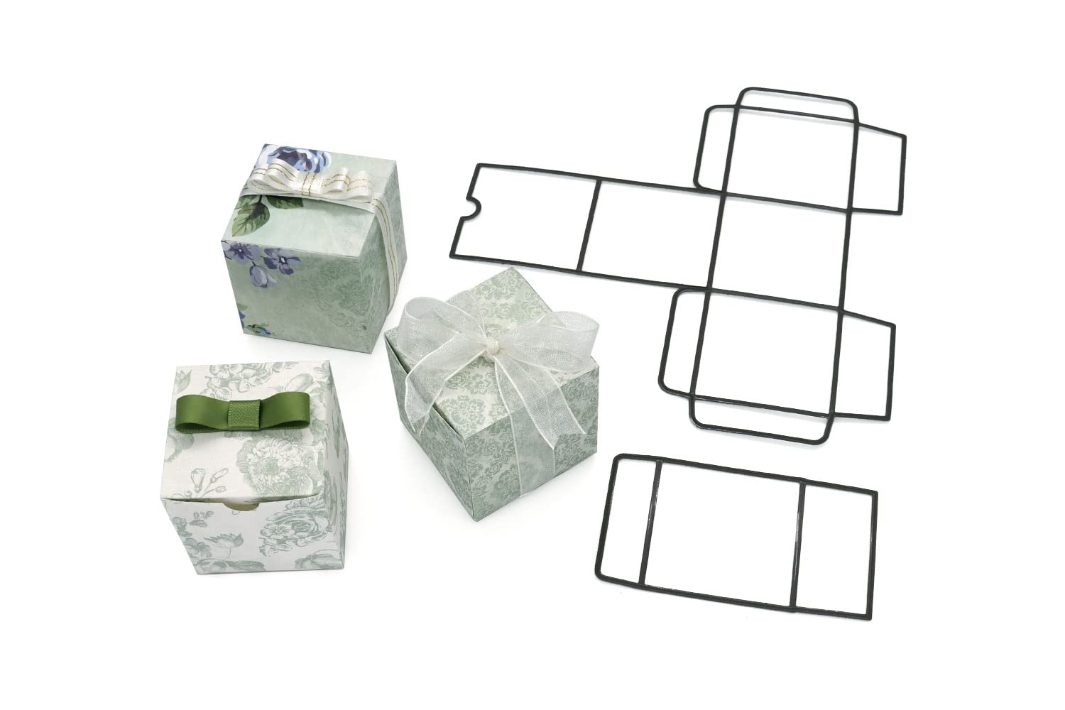 Bira Craft Boxes Cutting Dies - Assorted Cube Box Designs for DIY Scrapbooking, Card Making & Gift Packaging | Premium Stencil Templates for Paper Crafting Projects
